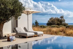 OUTFLEXX Icon Loungeliege, Lead Chine, Alu/Teak/Sunbrella, 213 X 89 X 41 Cm, Inkl. Verstellbarer Rückenlehne -Gartenblick Geschaft 23437 2.jpg