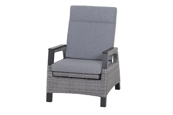 SIENA GARDEN Solea/Bellani Dining Lounge, Anthrazit/grau/blau, Alu/Gardino®-Geflecht/Keramik, Für 4 Personen, 140 X 85 X 50-72cm, Stufenlos Verstellbar 5 SIENA GARDEN Solea/Bellani Dining Lounge, Anthrazit/grau/blau, Alu/Gardino®-Geflecht/Keramik, Für 4 Personen, 140 X 85 X 50-72cm, Stufenlos Verstellbar - Image 3