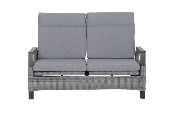 SIENA GARDEN Solea/Bellani Dining Lounge, Anthrazit/grau/blau, Alu/Gardino®-Geflecht/Keramik, Für 4 Personen, 140 X 85 X 50-72cm, Stufenlos Verstellbar 18 SIENA GARDEN Solea/Bellani Dining Lounge, Anthrazit/grau/blau, Alu/Gardino®-Geflecht/Keramik, Für 4 Personen, 140 X 85 X 50-72cm, Stufenlos Verstellbar - Image 16