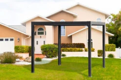 OUTFLEXX Pergola, Anthrazit Matt, Aluminium, 300x300x248 Cm