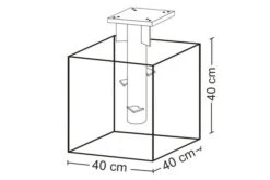 Schneider® SCHNEIDER Universal-Bodenplatte Für Sonnenschirme, Silber, Stahl Verzinkt, 16 X 16 X 40 Cm -Gartenblick Geschaft 2664 06.jpg