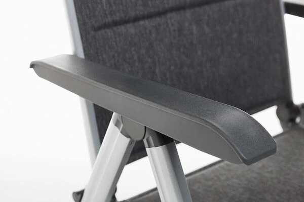 KETTLER Cubic/ Basic Plus Padded Esstischgarnitur, Silber/anthrazit, Alu/Textilene, Tisch 160x90 Cm, 6 Multipo 10 KETTLER Cubic/ Basic Plus Padded Esstischgarnitur, Silber/anthrazit, Alu/Textilene, Tisch 160x90 Cm, 6 Multipo - Image 8