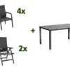 KETTLER Cubic/BasicPlus Esstischgarnitur, Anthrazit, Alu/Kettalit/Textilene, 160x90 Cm, 4 Stapel/ 2 Multipos -Gartenblick Geschaft 28769 1.jpg