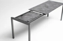 KETTLER Cubic/Basic Plus Padded Esstischgarnitur, Anthrazit, Alu/HPL/Textilene, 140/210x70 Cm, 4 Stapel, 2 Multipos -Gartenblick Geschaft 28843 09.jpg