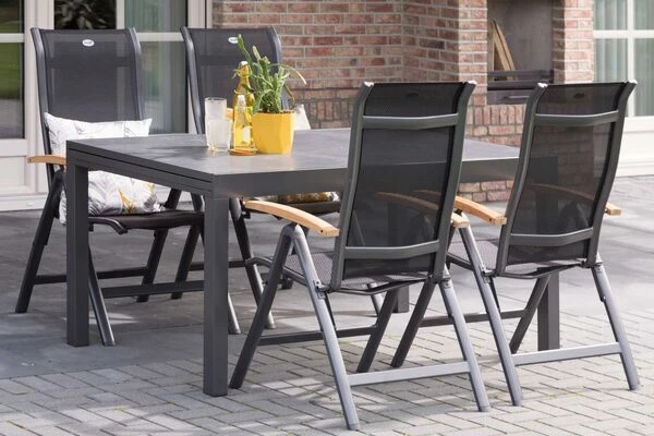 HARTMAN Ausziehtisch Tipperary Xerix/stone Grey, Aluminium/HPL, 160/260x93cm 4 HARTMAN Ausziehtisch Tipperary Xerix/stone Grey, Aluminium/HPL, 160/260x93cm - Image 2