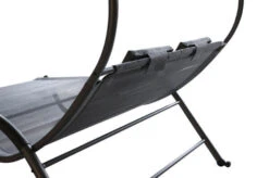 OUTFLEXX Doppelliege, Anthrazit, Polyester/Stahl Pulverbeschichtet, 205x138x34cm, Inkl. Nackenkissen, Rollbar -Gartenblick Geschaft 2 16102.jpg