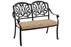 HARTMAN Amalfi 2-Sitzer Bank, Bronze, Alu-Guss, Inkl. Wendekissen -Gartenblick Geschaft 2 18951.jpg
