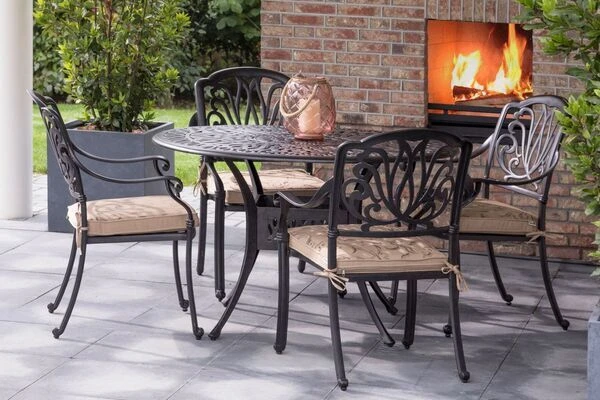 HARTMAN Amalfi Tisch, Bronze, Alu-Guss, Ø120cm 4 HARTMAN Amalfi Tisch, Bronze, Alu-Guss, Ø120cm - Image 2