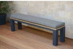 OUTFLEXX Oxford Bank, Dark Grey/natur, Alu/recycled FSC®-Teak, 190x40x45cm, Rustikal Gebürstet -Gartenblick Geschaft 2 20338.jpg