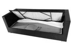 OUTFLEXX Dreisitzer-Sofa, Schwarz, Polyrattan, 210x85x70cm, Inkl. Polster + Wasserfeste Kissenbox -Gartenblick Geschaft 2 2392 1 BOX.jpg