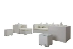 OUTFLEXX Loungemöbel-Set, Weiß, Polyrattan, Für 6 Personen, Wasserfeste Kissenbox -Gartenblick Geschaft 2 7174 BOX A.jpg
