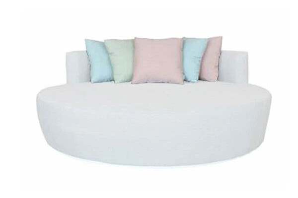 OUTFLEXX Cloud Kissenset, Rosa/hellblau/hellgrün, Sunbrella, Je 45 X 45 Cm, Passend Zum Loungebett 3 OUTFLEXX Cloud Kissenset, Rosa/hellblau/hellgrün, Sunbrella, Je 45 X 45 Cm, Passend Zum Loungebett