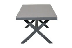 Ploß Esstisch Canberra, Anthrazit, Aluminium/Keramik Glas, 202 X 95 Cm -Gartenblick Geschaft 30370 07.jpg