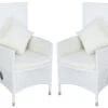 OUTFLEXX 2er-Set Sessel, Weiß, Polyrattan, Lehne Beliebig Verstellbar, Inkl. Kissen -Gartenblick Geschaft 3332 01.jpg