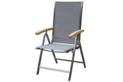 OUTFLEXX Set, Silber, 200/300 X 100 Cm, Edelstahl/Teak, Ausziehtisch, 8 Stapelstühle, 2 Multipositionssessel 16 OUTFLEXX Set, Silber, 200/300 X 100 Cm, Edelstahl/Teak, Ausziehtisch, 8 Stapelstühle, 2 Multipositionssessel -Gartenblick Geschaft 3 14154.jpg