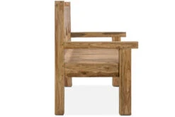 OUTFLEXX Gartenbank, Natur, Recyceltes FSC®-Teakholz, 160x73cm, Mit Rücken- Und Armlehnen, Rustikal Gebürstet -Gartenblick Geschaft 3 15859.jpg