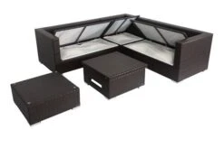 OUTFLEXX Loungemöbel-Set, Braun, Polyrattan, 6 Personen, Wasserfeste Kissenbox, Inkl. Loungetisch -Gartenblick Geschaft 3 18230 BOX D.jpg