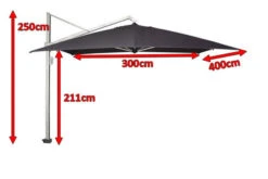 SIENA GARDEN Stratos Ampelschirm, Silber/schwarz Meliert, Alu/Spuncrylic®, 300x400cm, 360° Drehbar, Vertikal Verstellbar -Gartenblick Geschaft 3 18808.jpg