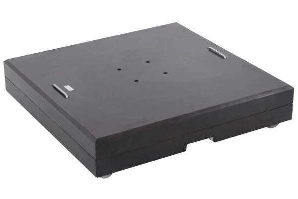 OUTFLEXX Schirmständer, Granit, 70x70x22cm, 150kg, Mit Lenkrollen Und Standfüßen 8 OUTFLEXX Schirmständer, Granit, 70x70x22cm, 150kg, Mit Lenkrollen Und Standfüßen - Image 6