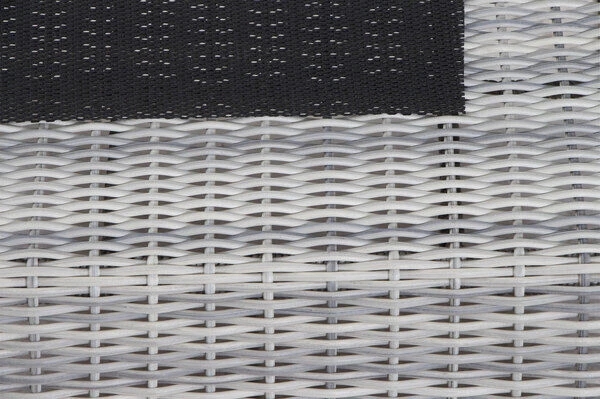SIENA GARDEN Corido Loungehocker, Ice Grey, Alu / Gardino®-Geflecht, 61x63x45 Cm 5 SIENA GARDEN Corido Loungehocker, Ice Grey, Alu / Gardino®-Geflecht, 61x63x45 Cm - Image 3