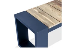 OUTFLEXX Kona Bank, Dark Grey/natur, Alu/recycled FSC®-Teak, 240x40x45cm, Rustikal Gebürstet, U-Gestell -Gartenblick Geschaft 3 20327.jpg