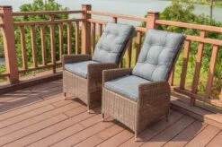 OUTFLEXX 2er Set Dining Sessel, Hellbraun, Polyrattan, 55 X 65 X 112 Cm, Rücken Stufenlos Verstellbar -Gartenblick Geschaft 3 20678.jpg