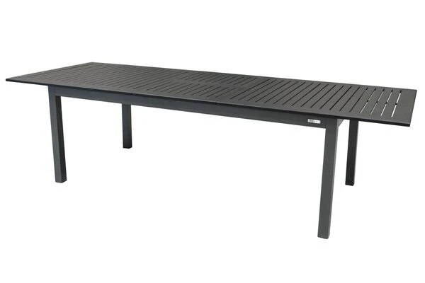 DOPPLER Expert Esstisch, Anthrazit/schwarz, Aluminium, 220-280 X 100 Cm, Ausziehbar 3 DOPPLER Expert Esstisch, Anthrazit/schwarz, Aluminium, 220-280 X 100 Cm, Ausziehbar