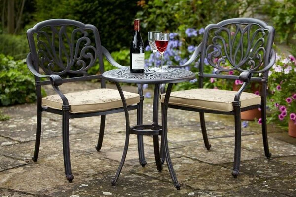 HARTMAN Amalfi Bistrotisch, Bronze, Alu-Guss, Ø62cm 6 HARTMAN Amalfi Bistrotisch, Bronze, Alu-Guss, Ø62cm - Image 4