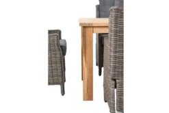 OUTFLEXX Esstischgarnitur, Polyrattan/Teakholz, Tisch 200x100cm, 6 Diningsessel, Inkl. Polster 23 OUTFLEXX Esstischgarnitur, Polyrattan/Teakholz, Tisch 200x100cm, 6 Diningsessel, Inkl. Polster -Gartenblick Geschaft 4 19373.jpg