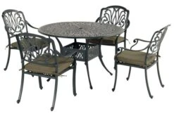 HARTMAN Amalfi Tisch, Dunkelgrün, Alu-Guss, Ø120cm -Gartenblick Geschaft 4 20137.jpg