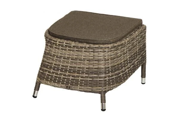 Ploß Rabida Dining Sessel, Champagner-meliert, Polyrattan, Verstellbar, Mit Fußhocker 6 Ploß Rabida Dining Sessel, Champagner-meliert, Polyrattan, Verstellbar, Mit Fußhocker - Image 4