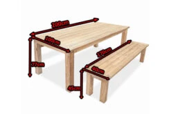 OUTFLEXX Esstischset, Tisch 200x100cm, Bank 170x40cm, Recycled Teak, Plattenstärke 30mm -Gartenblick Geschaft 5 14052.jpg