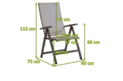 STERN New Top Klappsessel, Anthrazit/silber, Aluminium/Textil, 75x60x113 Cm, Rückenlehne Verstellbar, Klappbar -Gartenblick Geschaft 5 15871.jpg