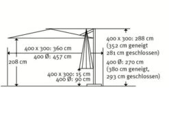 Schneider® SCHNEIDER Rhodos Grande Ampelschirm, Anthrazit, Rechteckig, 400 X 300 Cm -Gartenblick Geschaft 5 16607.jpg