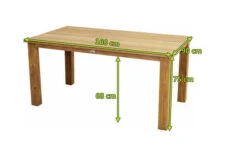 Ploß Laredo Rustikal- Dining- Tisch, Teak, Gebürstet, 160x90cm -Gartenblick Geschaft 5 17598.jpg