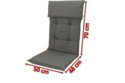 DOPPLER Stuhlauflage Hochlehner, Grau, Dralon, 120x50x7cm, Mit DuPont Teflon Markenimprägnierung -Gartenblick Geschaft 5 18593.jpg