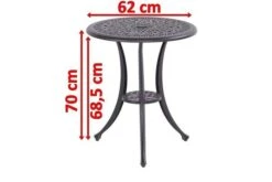 HARTMAN Amalfi Bistrotisch, Bronze, Alu-Guss, Ø62cm 13 HARTMAN Amalfi Bistrotisch, Bronze, Alu-Guss, Ø62cm -Gartenblick Geschaft 5 18954.jpg