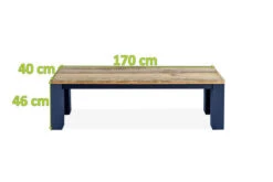 OUTFLEXX Oxford Bank, Dark Grey/natur, Alu/recycled FSC®-Teak, 170x40x45cm, Rustikal Gebürstet -Gartenblick Geschaft 5 20336.jpg