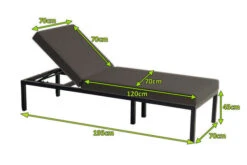 HARTMAN Eva Loungeliege, Sooty, Sunbrella, 195 X 70 X 45 Cm, Rückenlehne Verstellbar, Hohe Liegefläche -Gartenblick Geschaft 5 20468.jpg