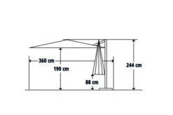 Schneider® SCHNEIDER Rhodos Junior Ampelschirm, Natur, Rund, Ø 300 Cm -Gartenblick Geschaft 5 20855.jpg