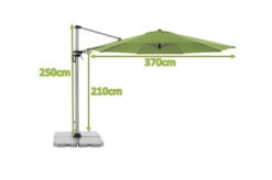 DOPPLER Active Pendelschirm, Fresh Green, Alu/Polyester, 370cmx210 Cm, Mit Kurbel, 360°-drehbar -Gartenblick Geschaft 5 22346.jpg