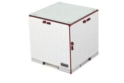 OUTFLEXX Beistelltisch, Weiß, Polyrattan, 40x40x40 Cm, Inkl. Glasplatte 11 OUTFLEXX Beistelltisch, Weiß, Polyrattan, 40x40x40 Cm, Inkl. Glasplatte -Gartenblick Geschaft 5 2511 10.jpg