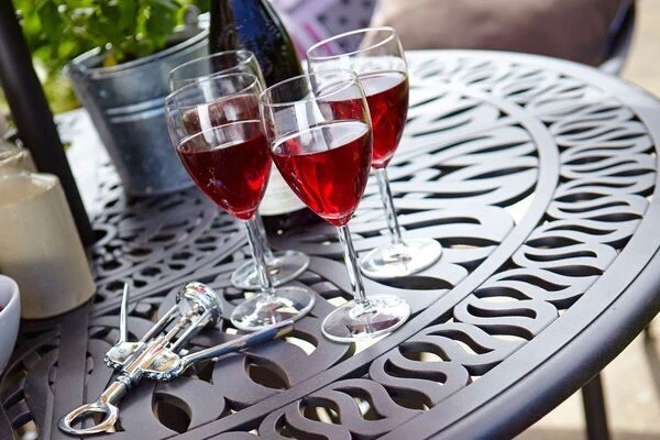 HARTMAN Amalfi Bistrotisch, Bronze, Alu-Guss, Ø62cm 8 HARTMAN Amalfi Bistrotisch, Bronze, Alu-Guss, Ø62cm - Image 6