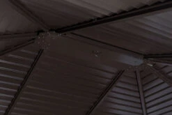 OUTFLEXX Hardtop Pavillon, Braun, Aluminium, 300x365cm, Inkl. Seitenteile Und Insektennetz -Gartenblick Geschaft 6 20386.jpg