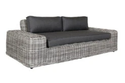 OUTFLEXX Loungemöbel, White Faded Grey, Polyrattan, 4 Personen, Inkl. Tisch 70 X 130 Cm Und Polster Aus Olefin In Anthrazit -Gartenblick Geschaft 6 20789.jpg