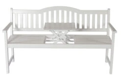 VILLANA Gartenbank, Weiß, Akazienholz, 152 X 59 X 86 Cm, 2-3 Personen, Klapptisch-Funktion -Gartenblick Geschaft 7 13851.jpg
