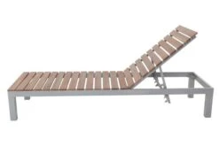 Villana 2er Sonnenliegen-Set, Alu/FSC-Akazienholz, 201x70x32,5cm, 4-fach Verstellbar, Mit Beistelltisch 45x45cm -Gartenblick Geschaft 7 17776.jpg