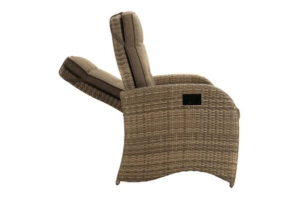 Ploß Rabida Comfort Dining / Lounge 2-Sitzer Sofa, Champagner-meliert, Polyrattan, 148x85x112 Cm, Verstellbar 9 Ploß Rabida Comfort Dining / Lounge 2-Sitzer Sofa, Champagner-meliert, Polyrattan, 148x85x112 Cm, Verstellbar - Image 7