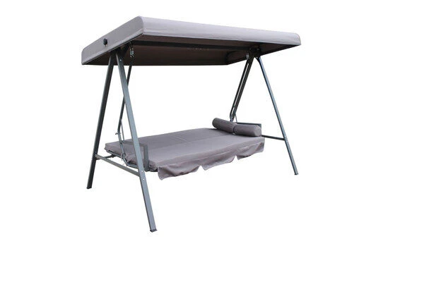 OUTFLEXX 3-Sitzer Hollywoodschaukel, Grau/anthrazit, Stahl/Polyester, 233x135 Cm, Mit Liegefunktion 13 OUTFLEXX 3-Sitzer Hollywoodschaukel, Grau/anthrazit, Stahl/Polyester, 233x135 Cm, Mit Liegefunktion - Image 11