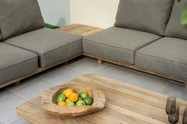 OUTFLEXX Loungemöbel, Natur, Recycled FSC®-Teak, 5 Sitzplätze, Inkl. Kissen 10 OUTFLEXX Loungemöbel, Natur, Recycled FSC®-Teak, 5 Sitzplätze, Inkl. Kissen - Image 8